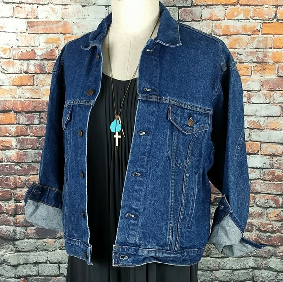 levi oversized jean jacket